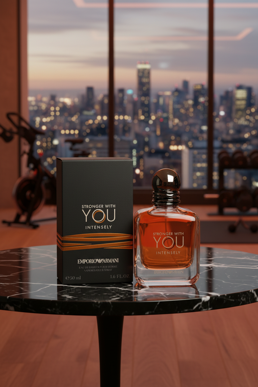 Stronger With You Intensely by Armani Eau De Parfum Spray 1.6 oz